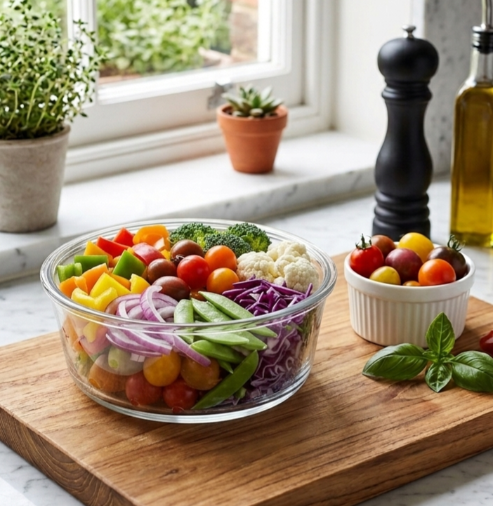 Round Glass Dish